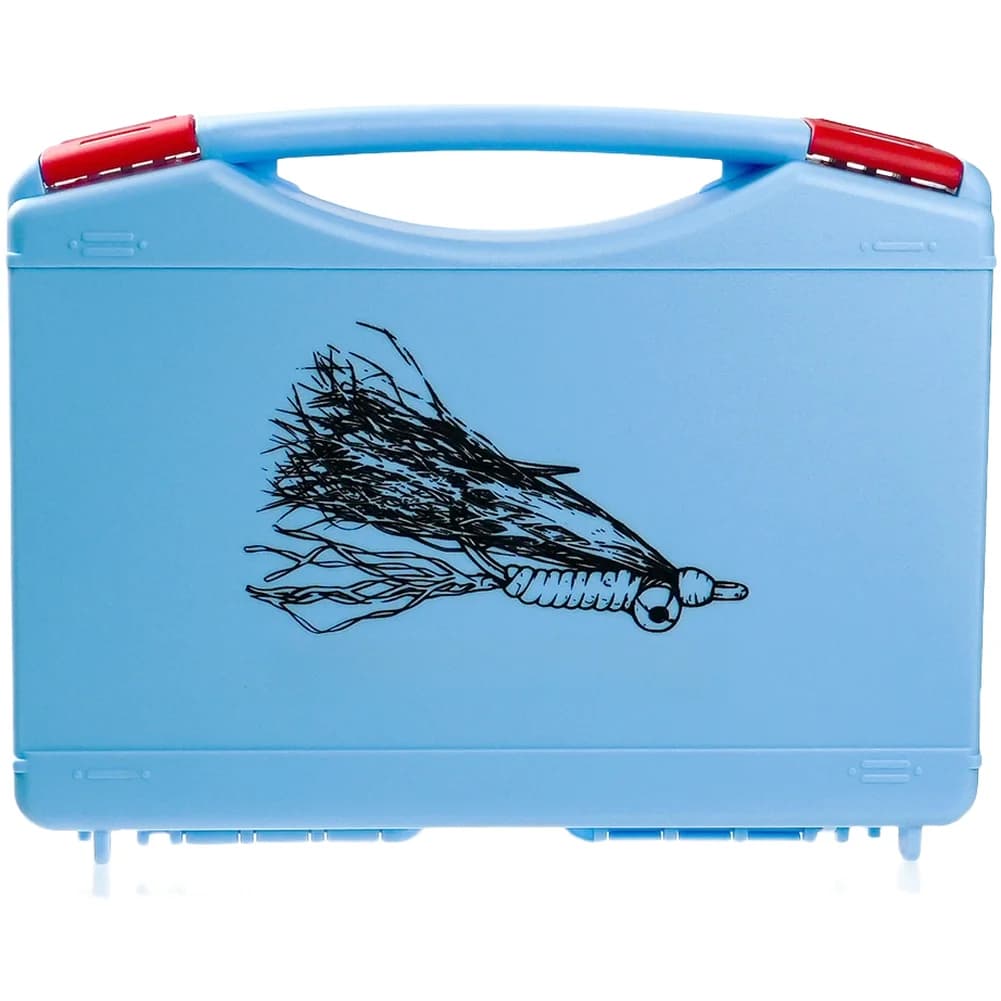 Double Sided ABS Fly Fishing Tackle Box for Organizing Streamer Flies Saltwater Hooks and Terminal Tackle in Tight Spaces