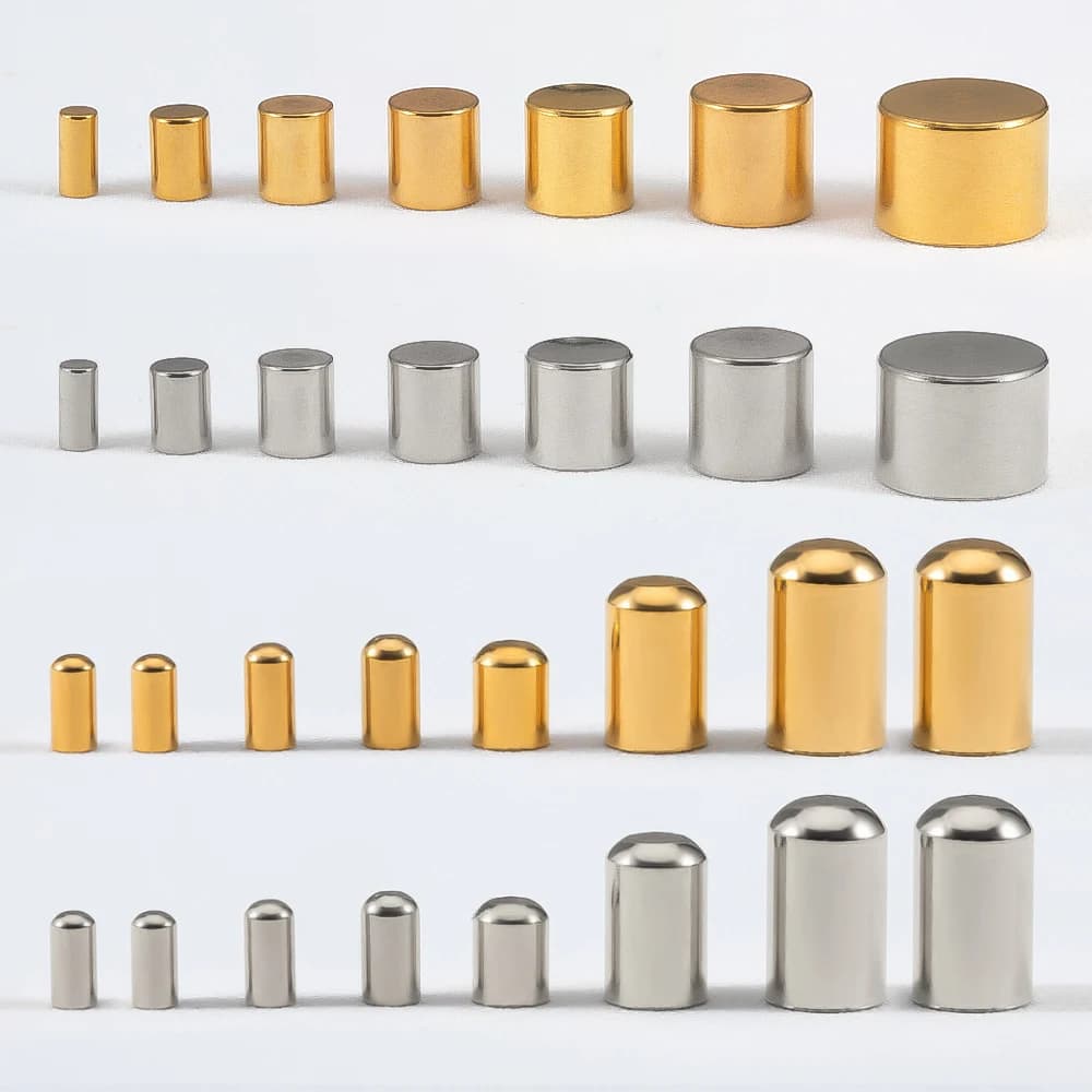 20 pezzi di fermagli a crimpare in acciaio inossidabile, cordoncino fai da te, chiusura per bracciale, tappi terminali, collana in pelle, forniture, risultati per la creazione di gioielli fai da te