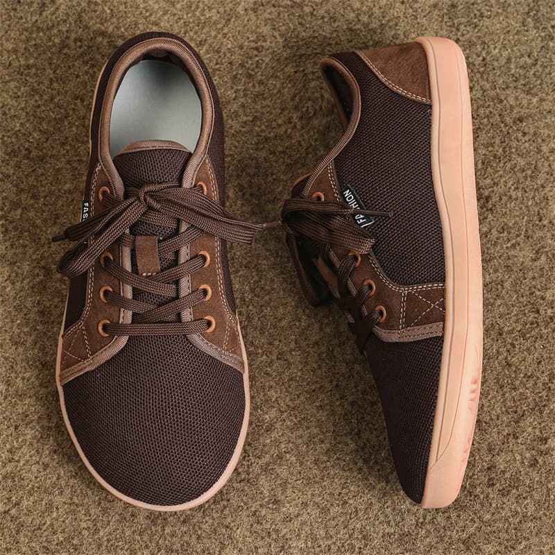 Men Shoes Breathable Mesh Barefoot Casual Sneakers Men's Wide Toe Zero Drop Walking Shoes Non-slip Outdoor Trail Running Sneaker