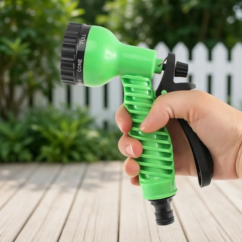 7 models adjustable spray gun for garden irrigation, high pressure nozzle for car washing and irrigation lawn