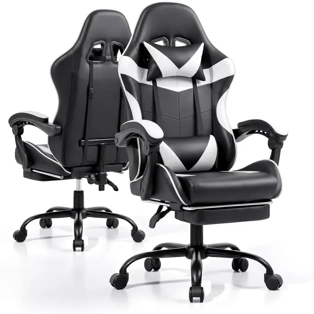Ergonomic Swivel Chair with Lumbar Support, Adjustable Height, 360° Swivel for Office or Gaming