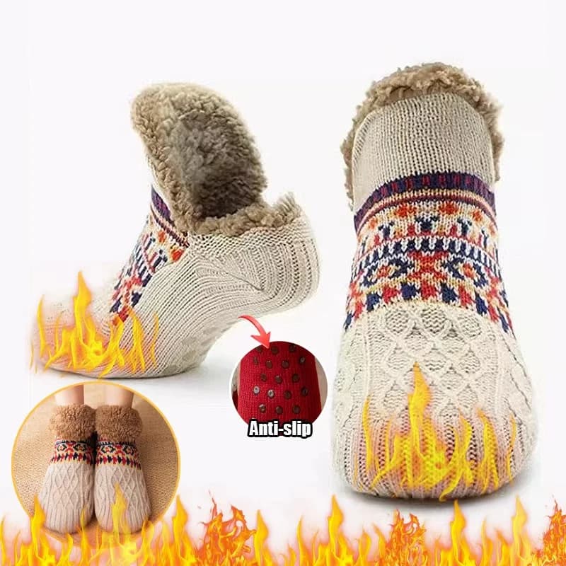 2025 Calzini da pavimento caldi autunno inverno per donna Uomo Calzini da pantofola per interni antiscivolo per la casa, yoga, neve