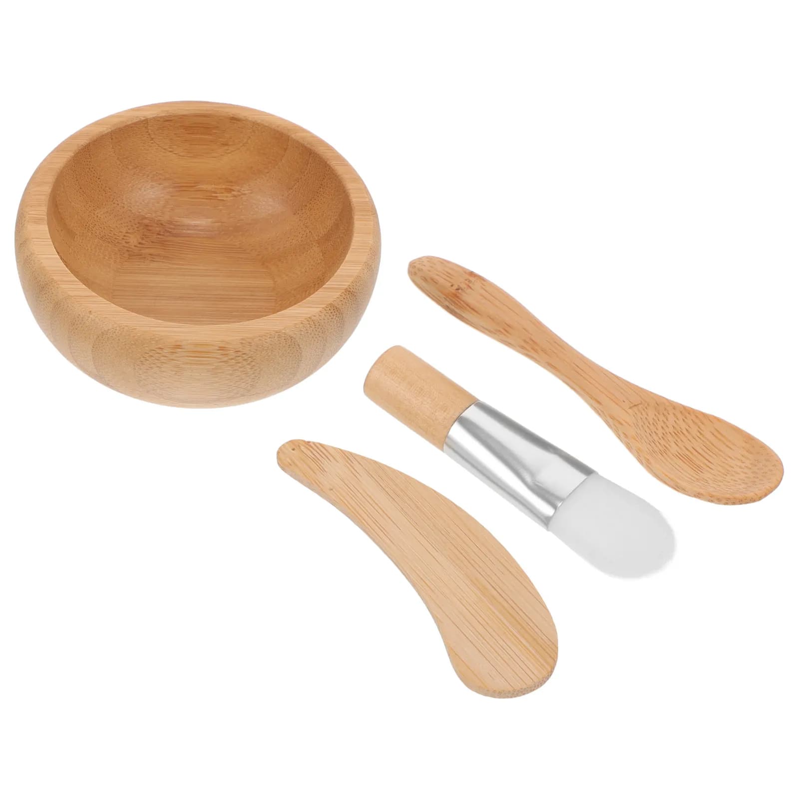 Set di 1 ciotola per la preparazione di maschere viso, strumenti fai-da-te portatili, kit con pennello per maschere per la cura della pelle, accessorio per saloni di bellezza per donne