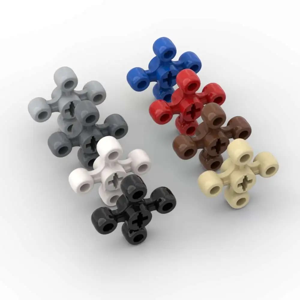 MOC 10PCS 32072 Gear Building Block Kit ruota con fori per asse mattoni Puzzle di particelle giocattoli educativi fai da te regalo di compleanno per bambini