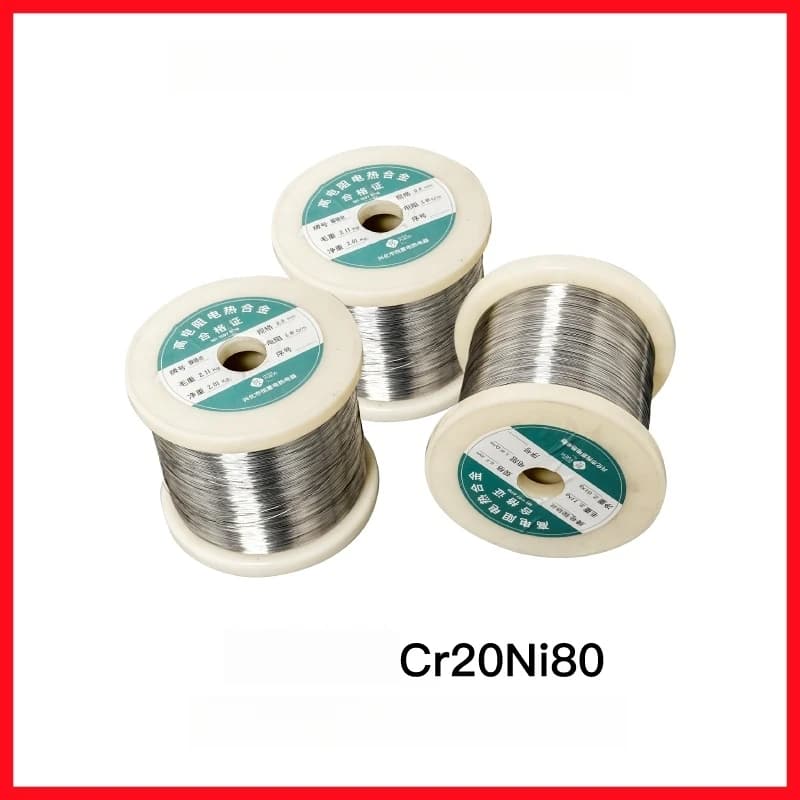 SAIDKOCC 1 Roll 1kg Cr20Ni80 Cutting Foam Resistance Wire 0.1mm-4.0mm Nichrome Wire Supply for Industry