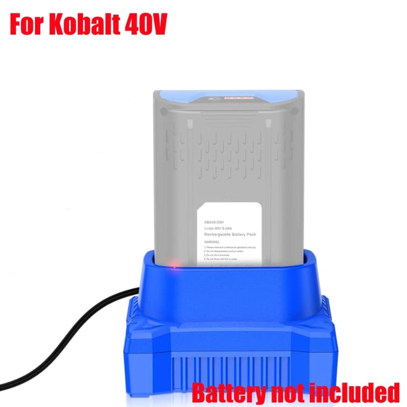Fast-Charging Station Portable Replacement Charger Battery Mini Fast Charger Suitable for Kobalt 40V Battery KB440-03 KB2540C-06