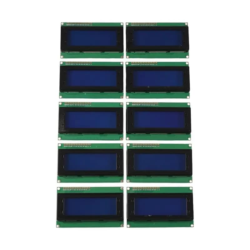 PHILE-For Arduino For Raspberry Pi Compatible LCD2004 2004 LCD Module 2004 20X4 Character Display IIC I2C Interface 10PCS Blue S