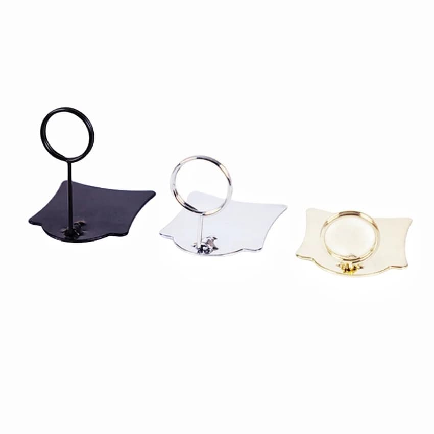 100 Pezzi Mini Espositori in Metallo POP per Etichette Prezzi, Cartellini, Carte, Clip e Supporti per Promozioni in Negozi al Dettaglio e Panifici