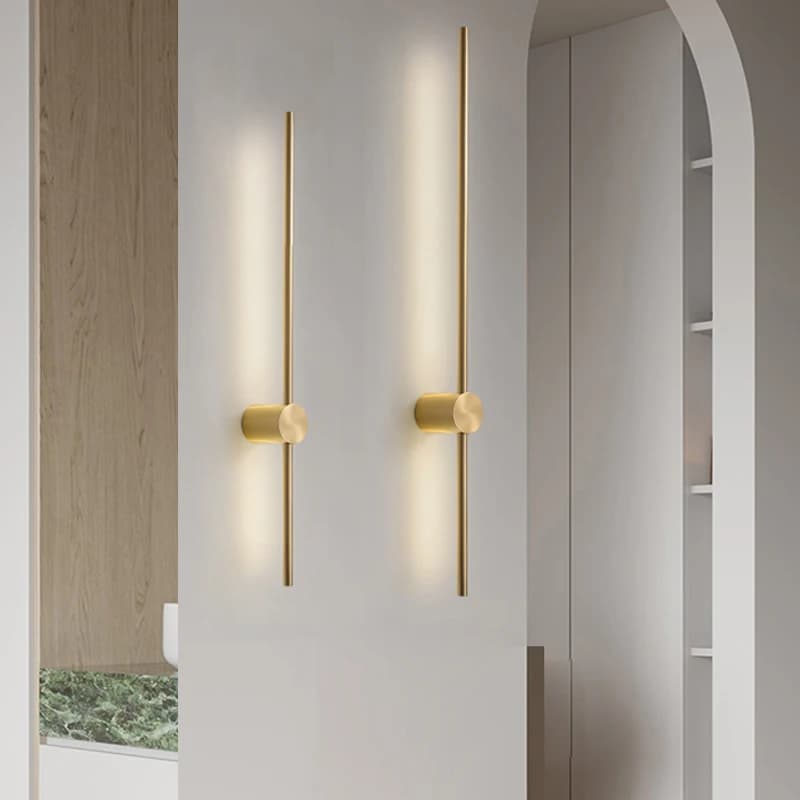 Fumi Contemporary Long Strip Wall Lamp, Led Minimalist Indoor Wall Light For Indoor Living Room Bedroom,dining Room,bathroom
