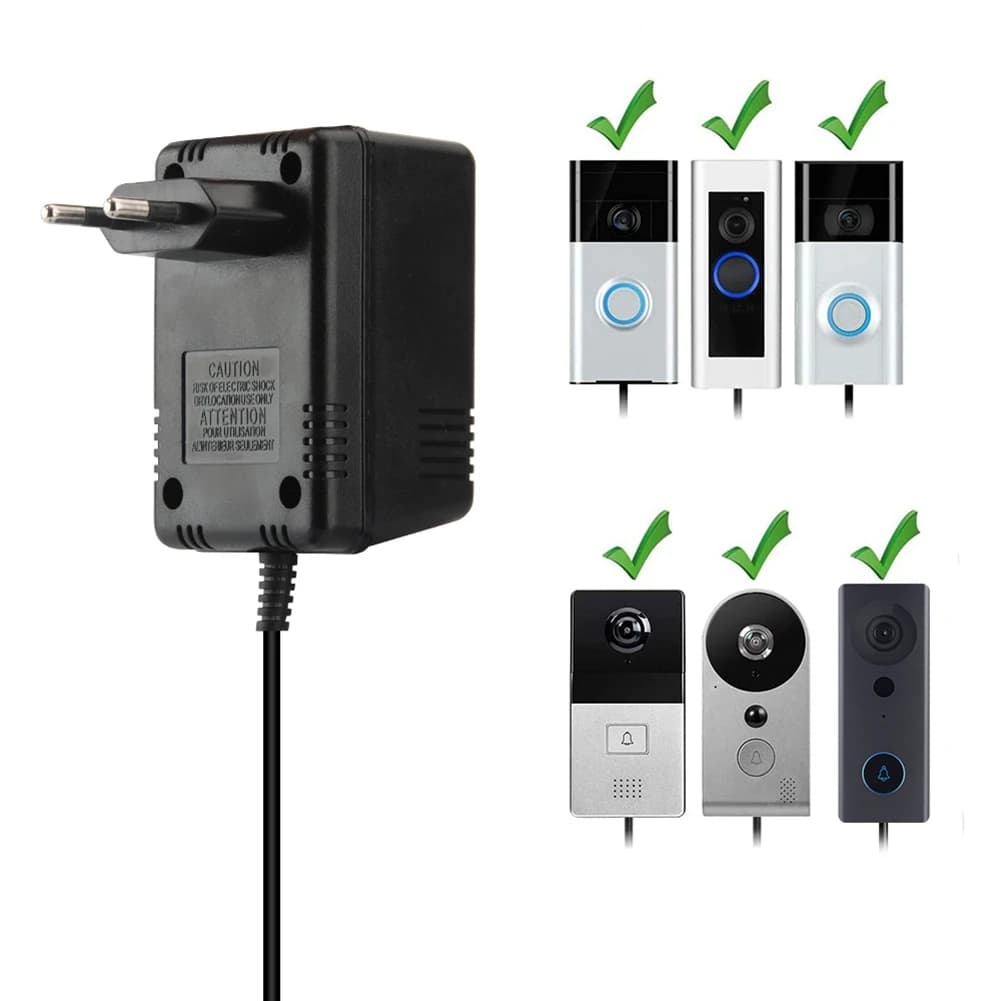 A20F-18V AC Power Adapter Transformer For Wifi Smart Video Doorbell Camera Video Intercom Door Bell