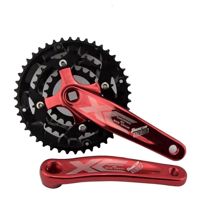 Ruota dentata modificata staccabile per Mountain Bike ultraleggera 22-32-44T ruota dentata per bicicletta Mtb in lega di alluminio lucido