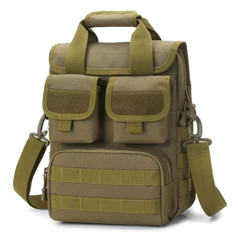 Borsa a tracolla tattica da uomo Viaggi all'aria aperta Sport Escursionismo Pesca Pendolarismo Borse a tracolla Molle Borsa da campeggio grande da ciclismo