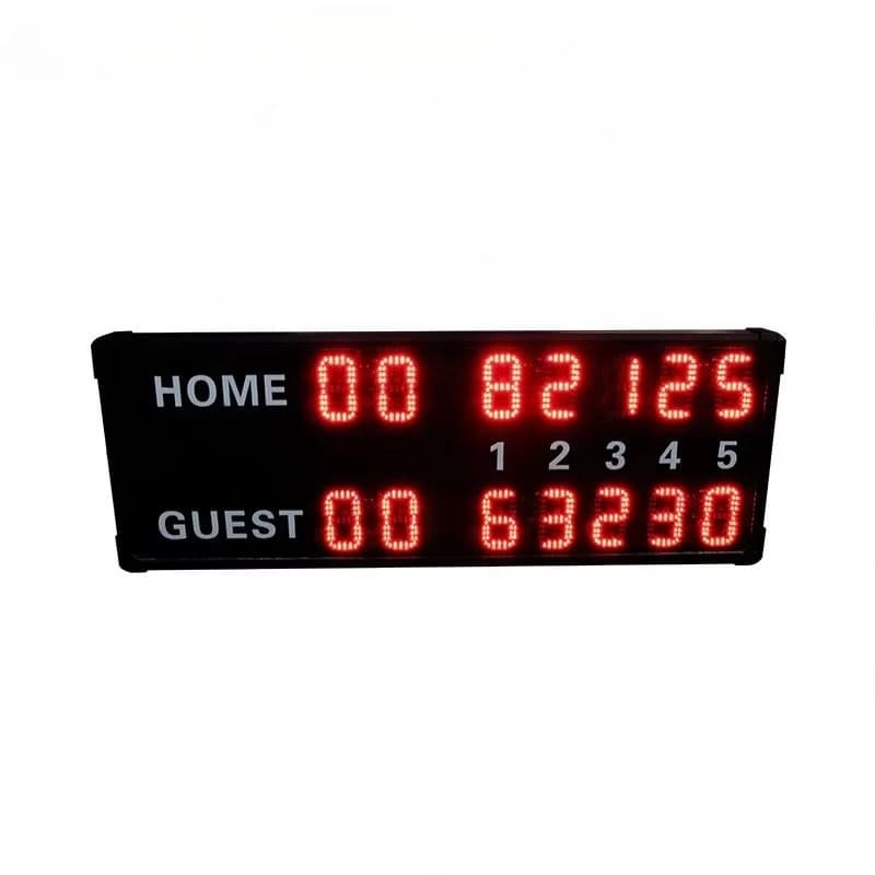Production of 4-inch 14-digit waterproof LED scoreboards for tennis score display, badminton, padel, beach, volleyball