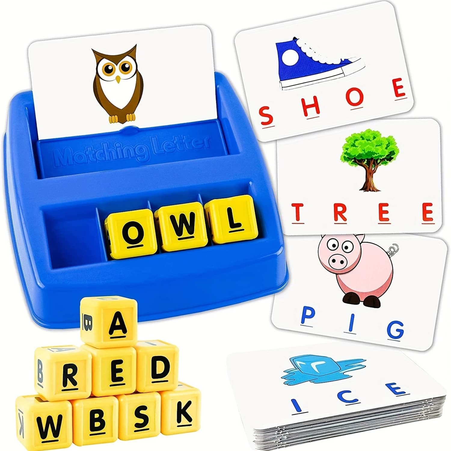 Gioco di abbinamento di lettere in inglese, gioco da tavolo di abbinamento di lettere, giocattoli puzzle per la prima educazione