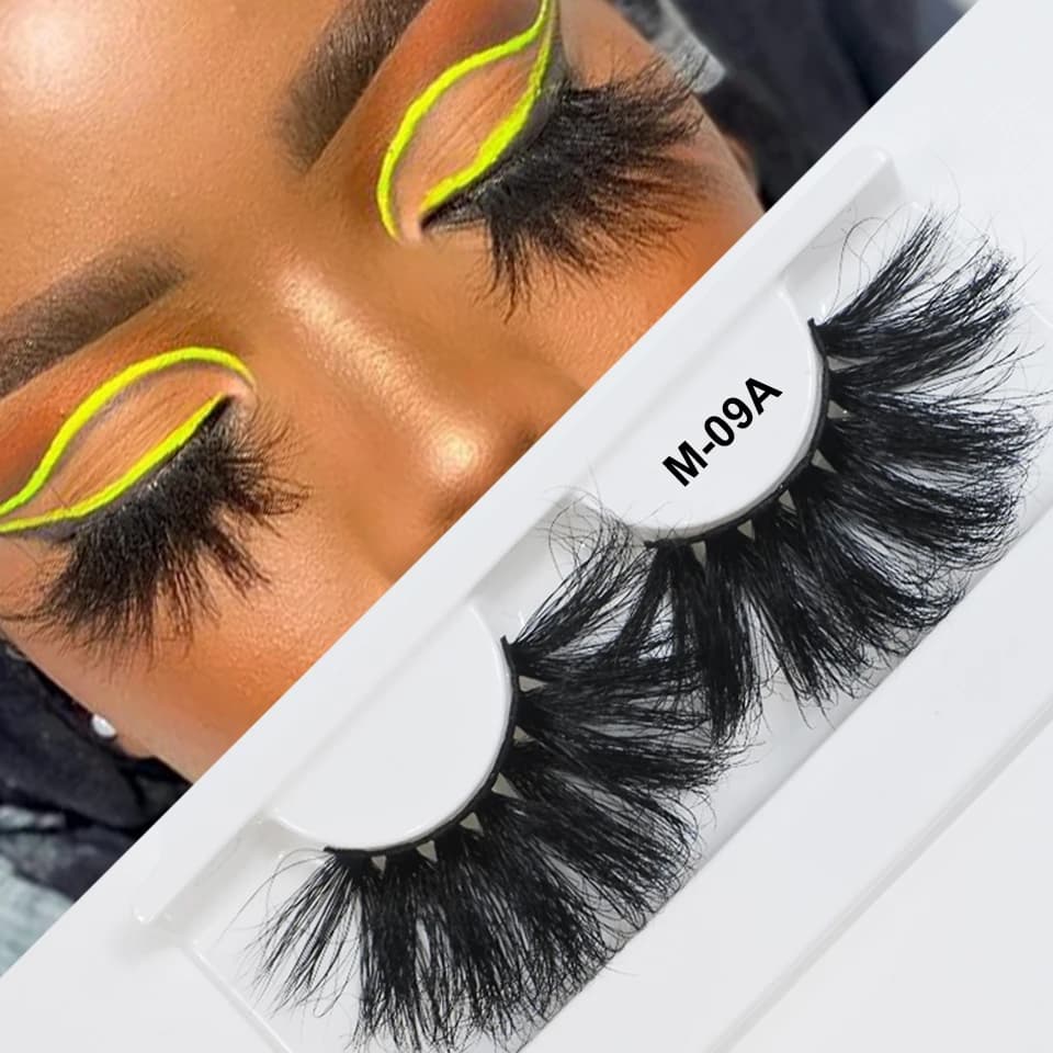 NEW Winged Cat Eye Mink Lashes Handmade Wispy Natural 3D Eye Lashes Makeup M160