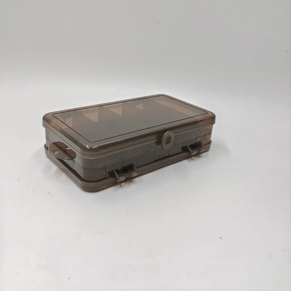 Double-sided bait box, fishing hook, fake bait, soft bait, silicone storage box, accessories box, bait box, fishing gear box