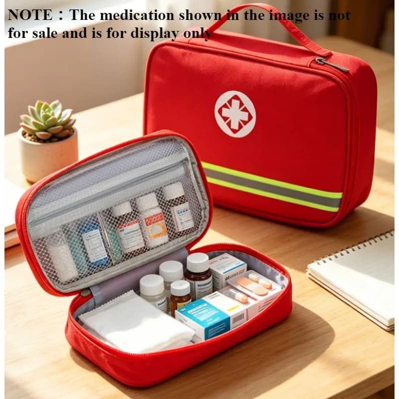 Household Handheld Oxford Material Medicine and Medical Storage Organizer Bag Portable Outdoor Waterproof First Aid Kit