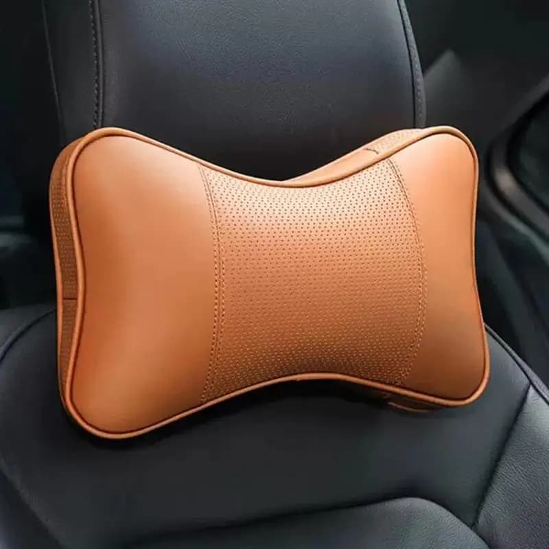 2 Pezzi Poggiatesta Auto con Supporto Lombare per Sedile Auto, Cuscino Cervicale in Memory Foam per Guida Prolungata