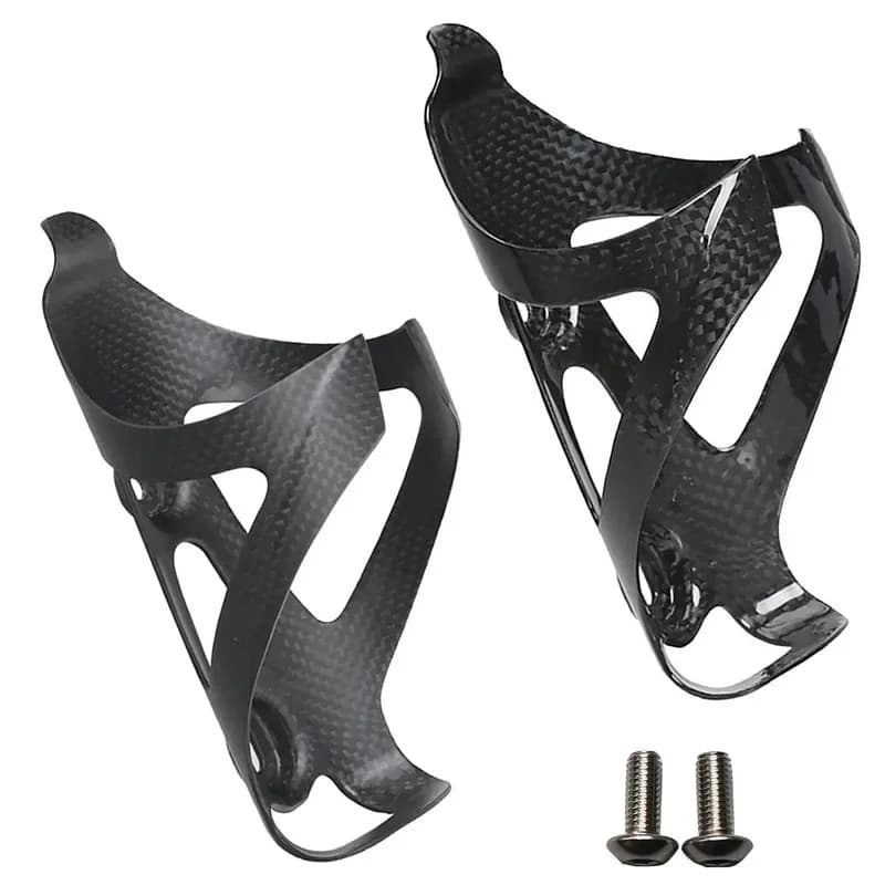 Portaborraccia in fibra di carbonio 3K opaco ultraleggero per bici da strada e mountain bike, accessorio regalo