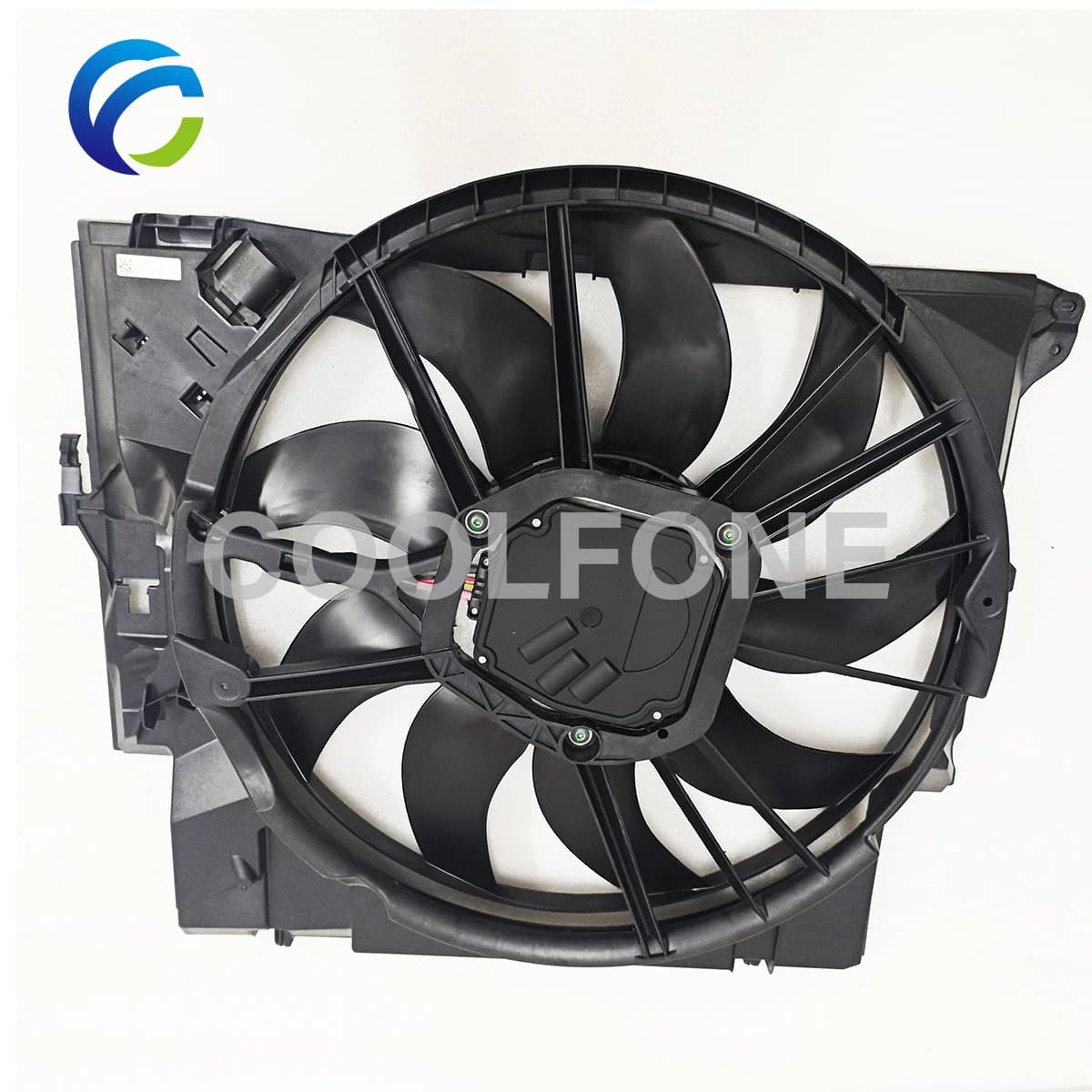 Ventola elettrica del radiatore per BMW E82 E88 120d 135i E90 LCI E91 E92 E93 320d 335d 335i E84 X1 E89 Z4 17427545366 17425 a3f109