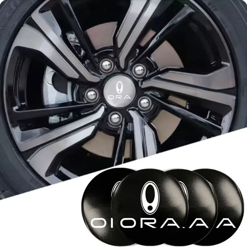 Wall sticker for wheel car wheel headgear for Great Wall Now Good Cat GT Ballet Ca tWhite Cat IQ Flash Cat Waterproof black accessories