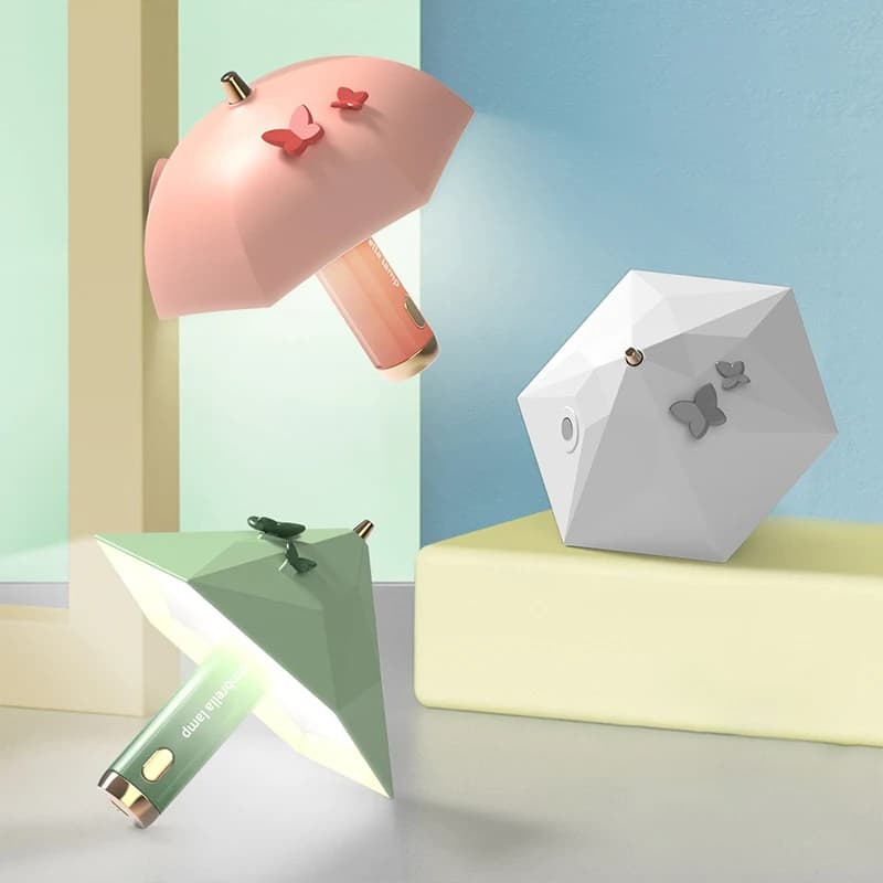Lampada da tavolo lampada da tavolo magnetica a sospensione LED USB ricaricabile con regolazione continua dell'armadio armadio luce notturna dell'armadio