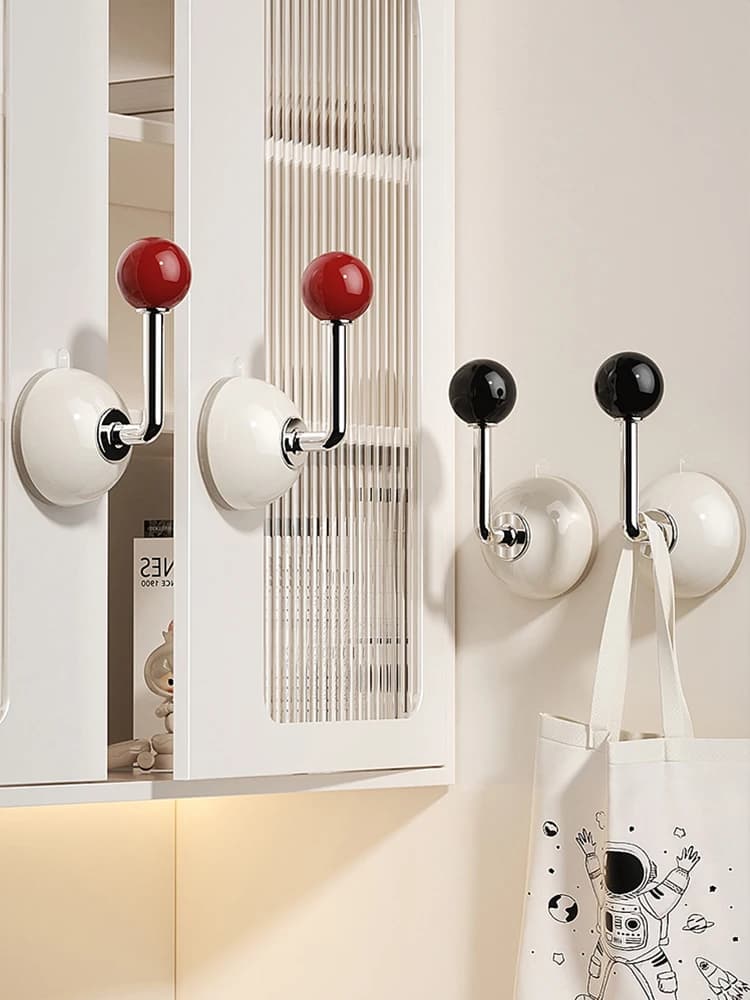 Sfera per arredamento per la casa Comodo portaoggetti per vestiti Gancio a ventosa