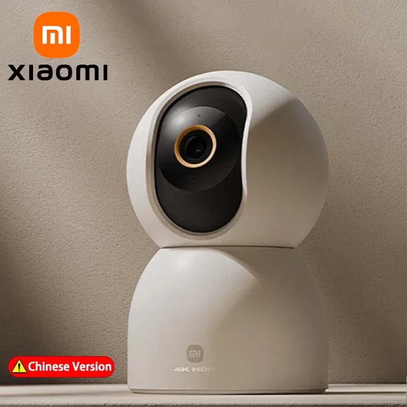 Xiaomi Smart Camera C700 4K 8MP AI Tracking Rilevamento di esseri umani/neonati/animali domestici/rumore, 360 ° Telecamere, visione notturna, audio bidirezionale, Wi-Fi6 dual-band