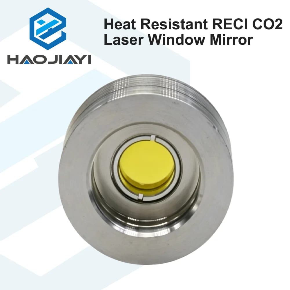 RECI Laser Tube Output Window Mirror Lens Assembly CO2 Laser Engraver Cutter Machine Replacement Parts with Holder