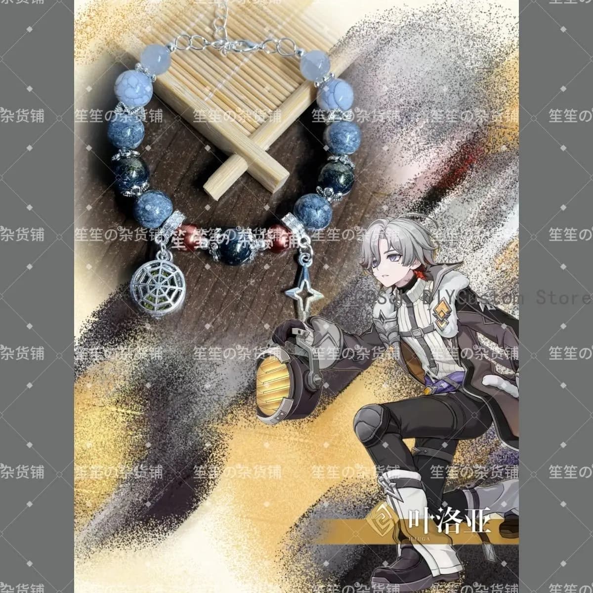 Bracelet Cosplay Genshin Impact Illuga 2026, Unisex, with Beads and Pendant, Accessories Fai-da-Te, Birthday Gift