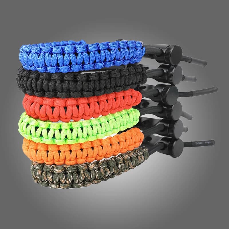 Archery Bow Wrist Sling Adjustable Hunting Wrist Strap Braided for Compound Bow Target Shooting Accessories