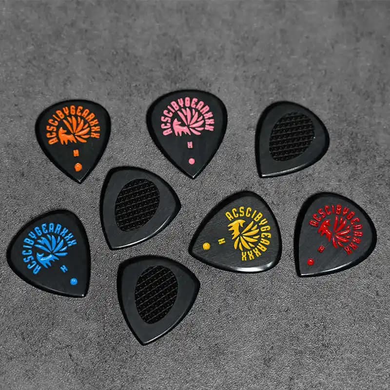 Guitar Pick Comfortable Grip Electric Guitar Picks Efficient Stable Wear-resistant Bass Picks String Instrument Accessories