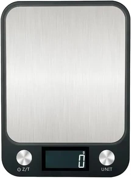 Bilancia Digitale da Cucina - Bilancia Alimentare in Acciaio Inossidabile da 15 kg per Cucina, Candele e Produzione di Sapone
