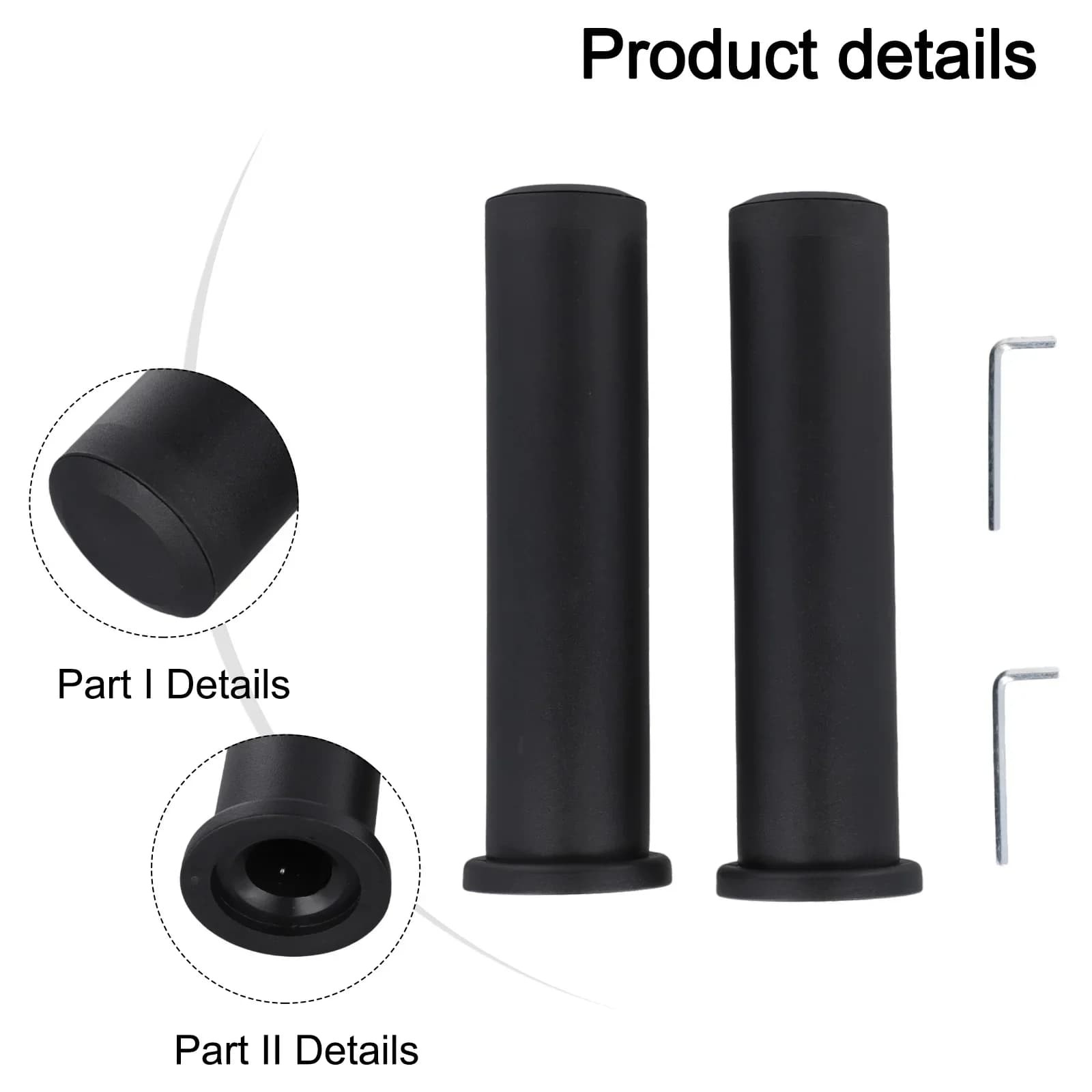 2-piece barbell adapter sleeve for weight plating for barbell Convert 1 inch to 2 inch Weight plate 200MM/300MM Shock Resistant