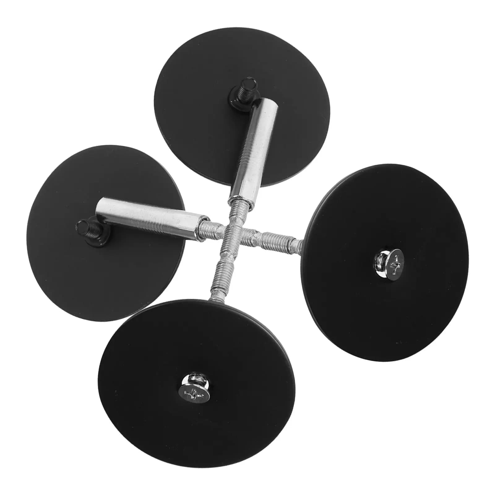 2 Set di Coperture per Fori di Sicurezza in Acciaio Inox da 50mm per Serrature e Spioncini, Riparazione Superfici Porte