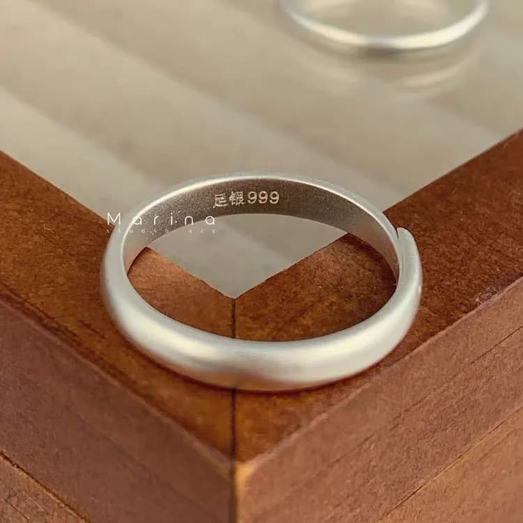 Sterling 925 Sterling Silver Rings for Women Simple Vintage Handmade Adjustable Toe Ring Strait Women's Fashion Bijoux Gift