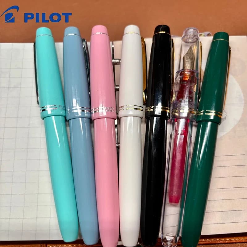 Japan PILOT 78G Fountain Pen Set EF/F/M Nib Calligraphy Pens Smooth Writing for Business Daily Practice/Art Projects/Signature
