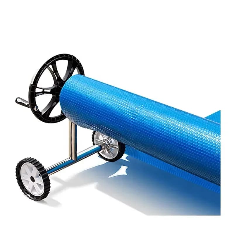 Custom Shape Solar Pool Cover Automatic Safety Foam Heating Motorized Swimming Pool Blanket Thermal Insulation Winter