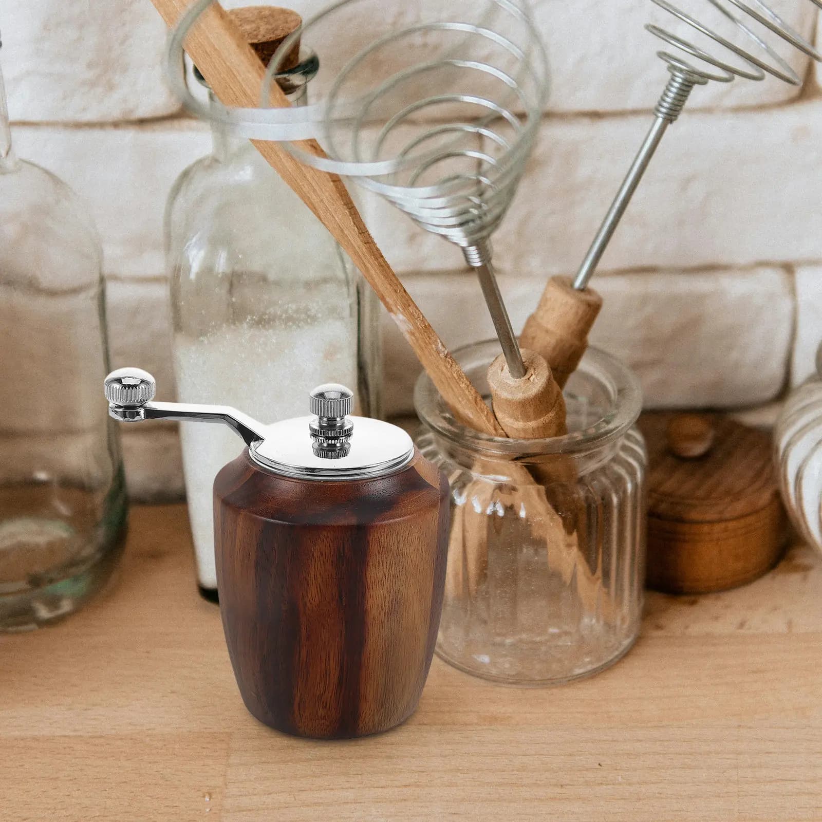 Garlic Pestle Grinder Kitchen Grinding Manual Tool Spice Halloween Christmas Bean Grinder Coffee Manual Hand-operated