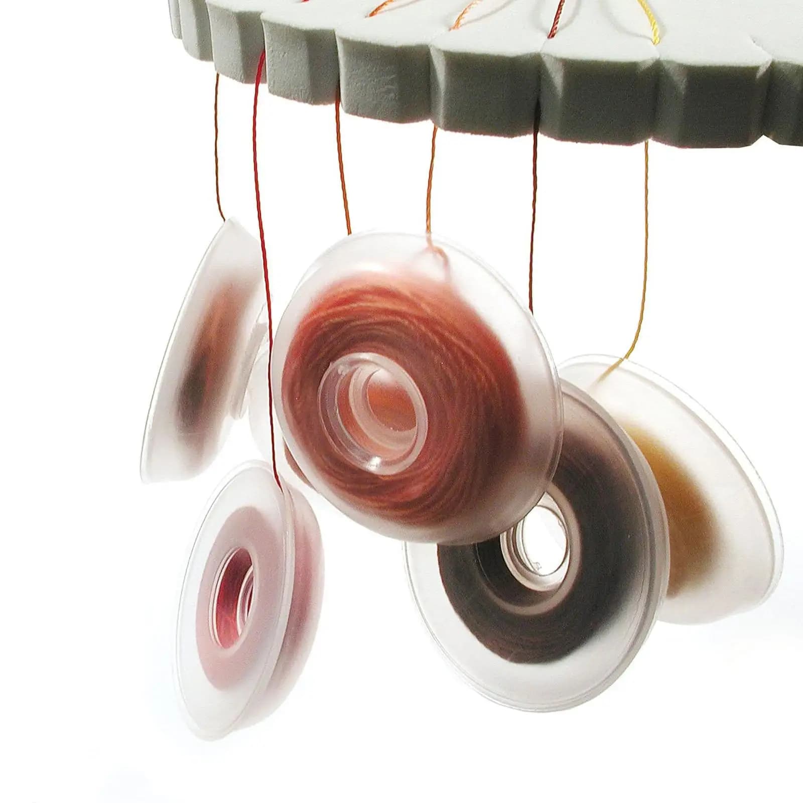 Clear Bobbin Spools Plastic Empty Thread Holders for Sewing Machine Beading String Cord Rope Embroidery Home