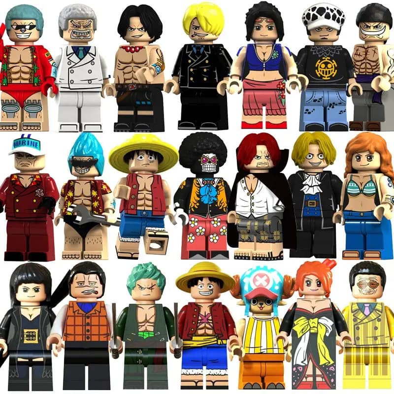 Personaggi da costruire, bambole, giocattoli, mini personaggi, giocattoli per bambini, regali di compleanno, personaggi dei cartoni animati, articoli anime.