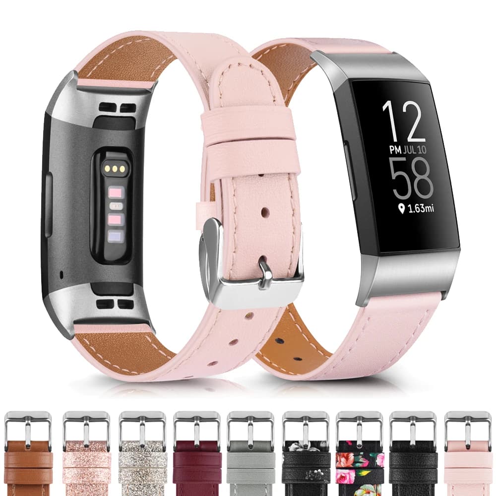 Cinturino in vera pelle per Fitbit Charge 2/Charge 3/Charge 4/Charge 3 SE cinturino cinturino per Fitbit Charge 4 3 SE Band