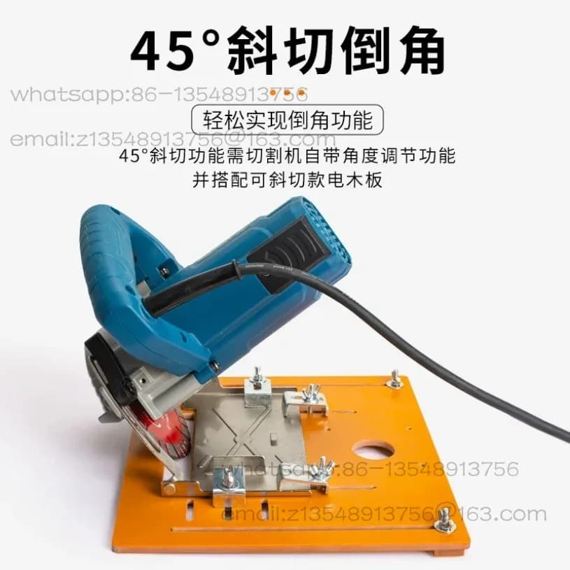 Supporto per piastra base per macchina da taglio, senza punzonatura, base per sega a mano, lavorazione del legno, speciale artefatto per tagliere in bachelite