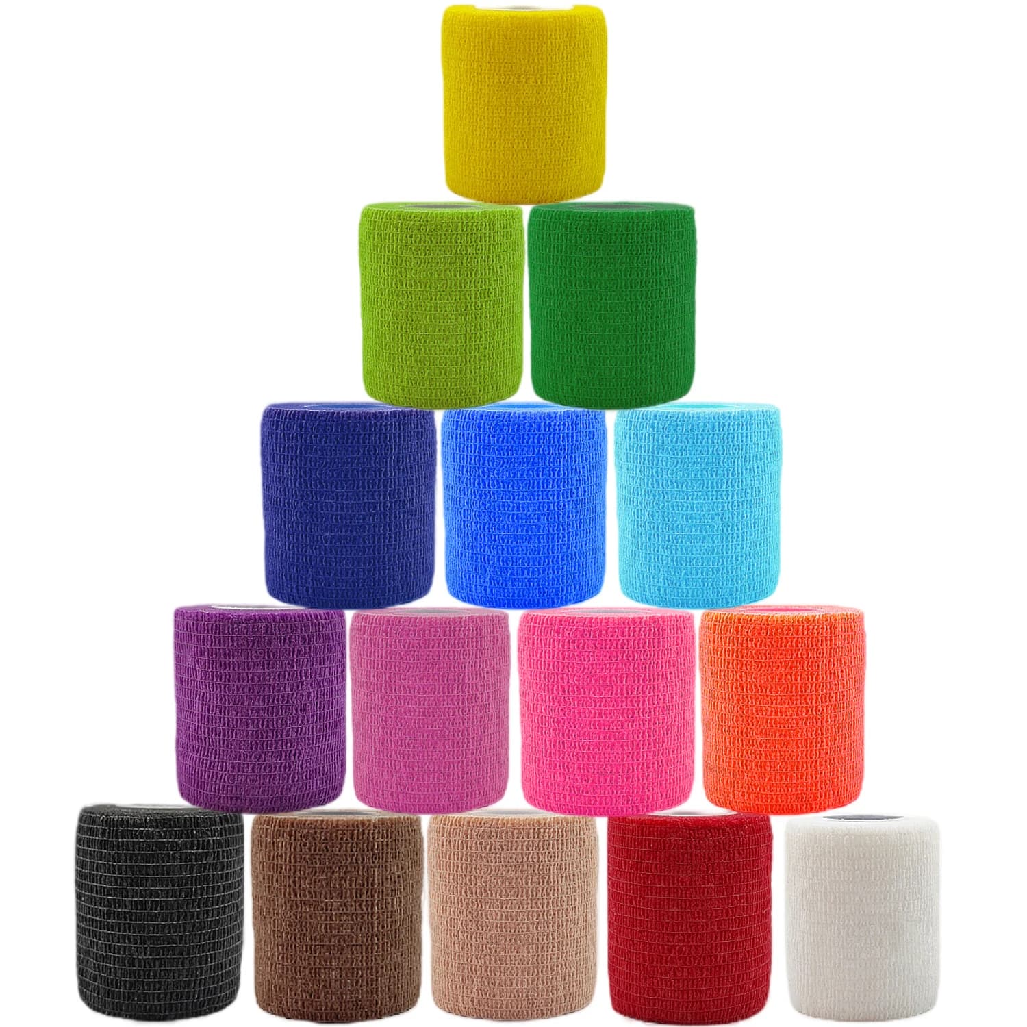 5/7.5 centimetri Colorato Sport Auto Adesivo Benda Elastica Wrap Nastro Elastoplast Per Ginocchiere Dito Caviglia Palmo Kit di Aiuto Strumento Per Animali Domestici