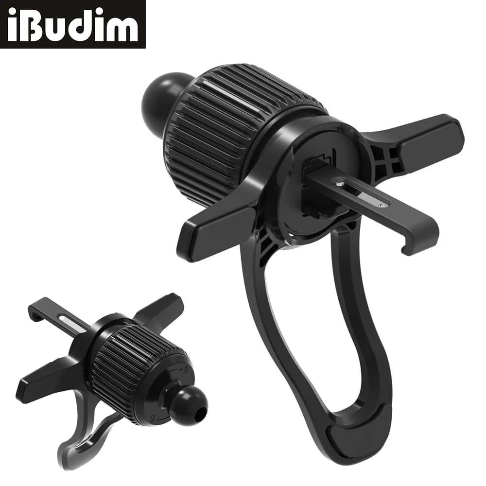 Universal Car Air Grip Clip Holder, Update, 17mm Ball Head Base, Air Grip Hook for Car, Cell Phone Support, GPS Support