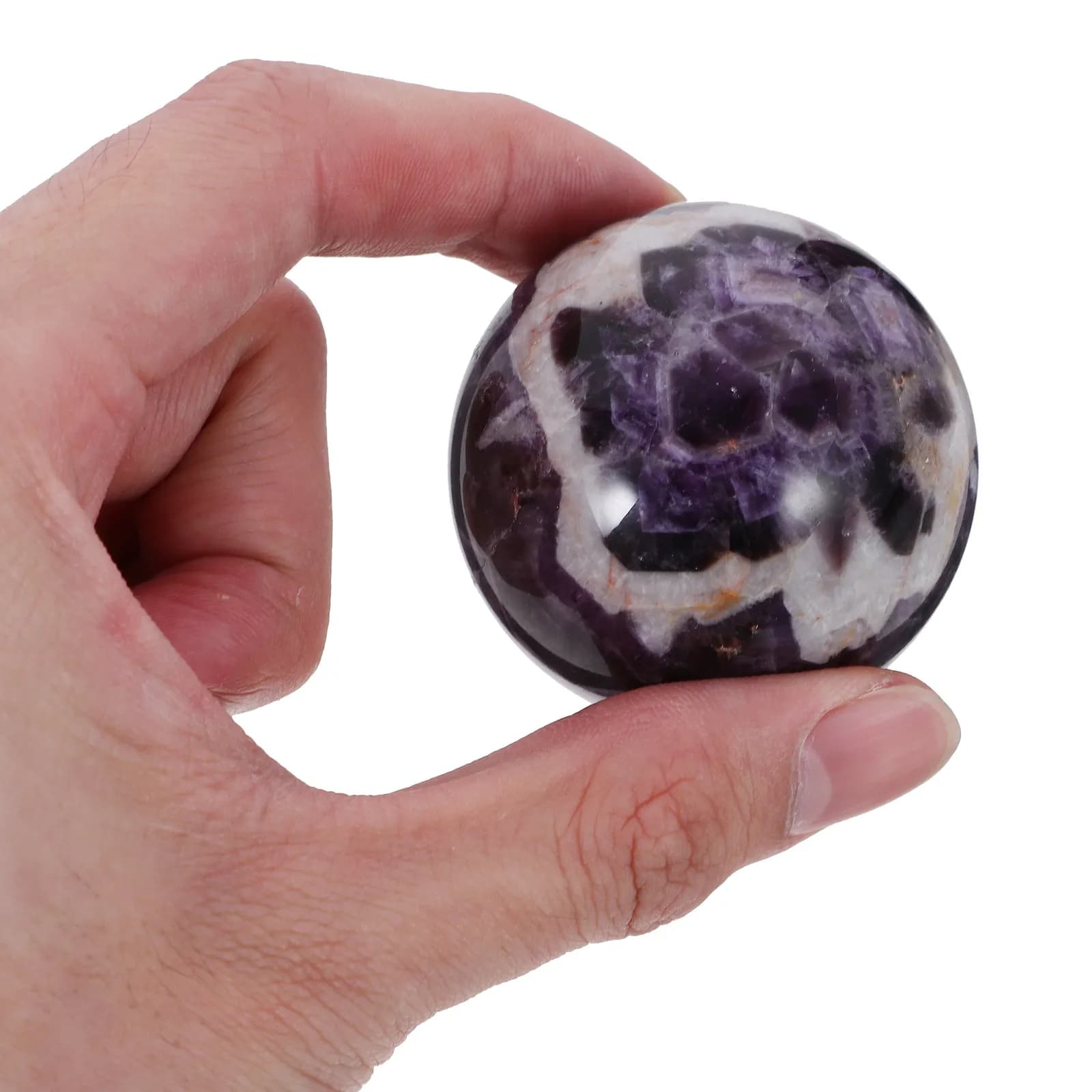 Sfera di Cristallo Decorativa Squisita, Ornamenti per Casa e Ufficio, Decorazione da Tavolo, Mini Sfera di Cristallo Portatile Artigianale, Regalo