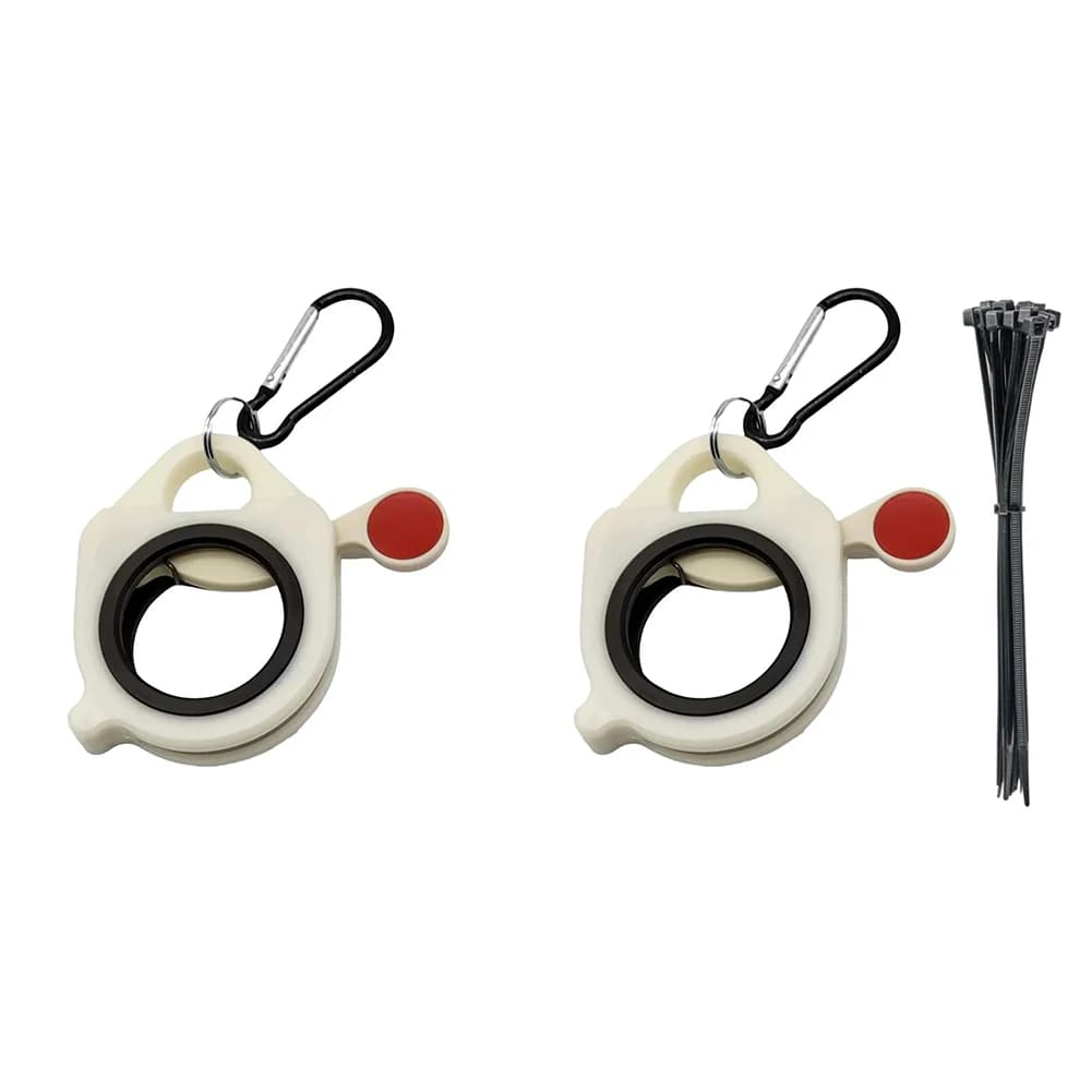 Organizzatore per Fascette Fluorescenti Riutilizzabili, Clip per Cavi Elettrici, Fascette in Plastica, Strumento per Conservazione Cavi