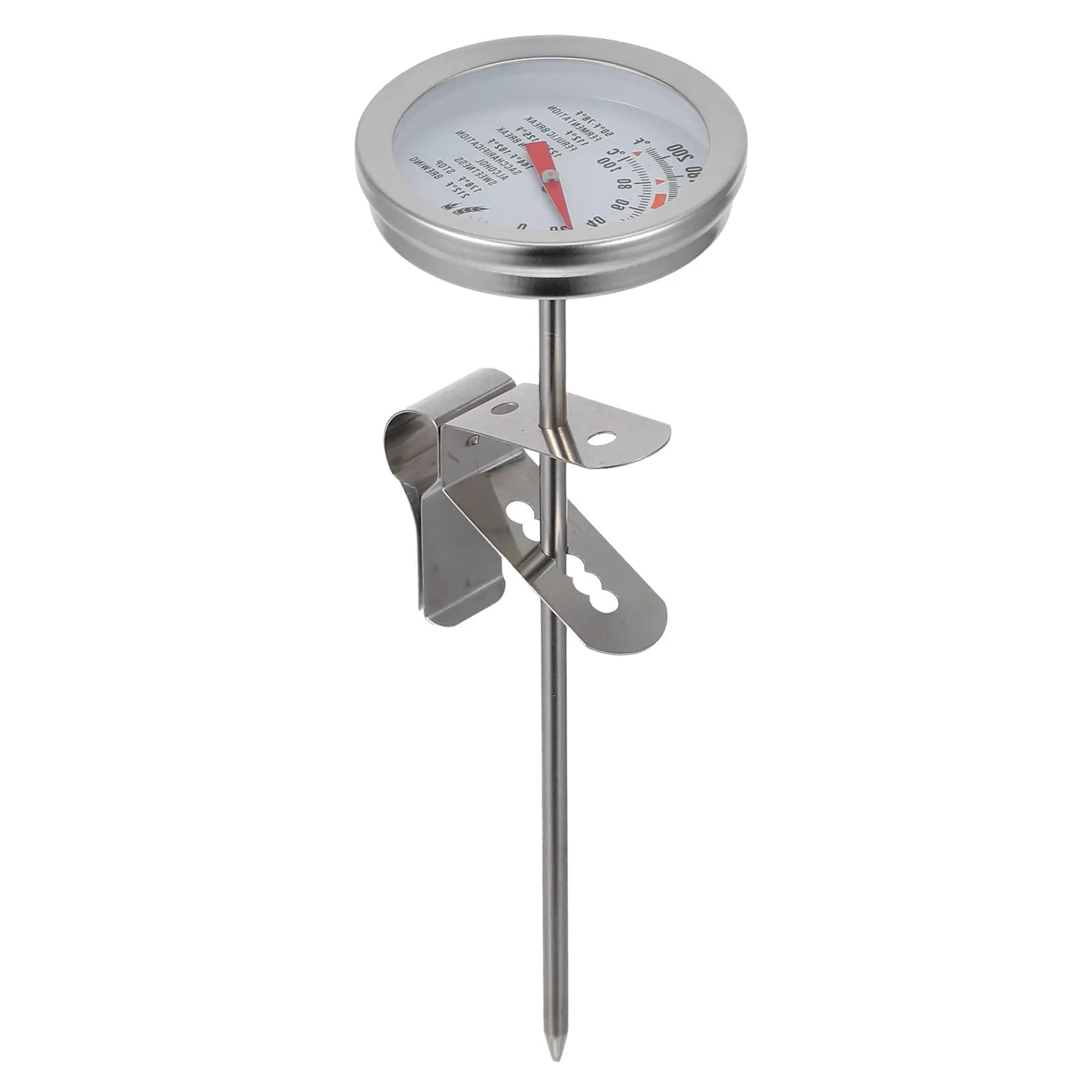 304 Stainless Steel Detachable Beverage Thermometer Probe Portable Instant Read Food Temperature Thermometer Clip Tool