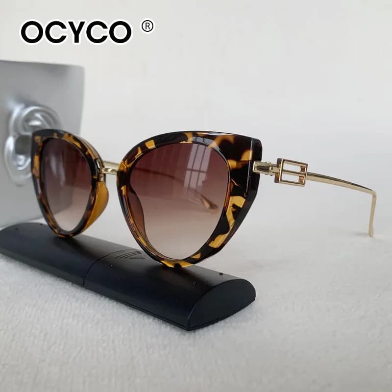 Occhiali da sole OCYCO 2026: Nuovo modello di lusso vintage a occhi di gatto da donna, firmati, alla moda, per la guida, protezione UV400