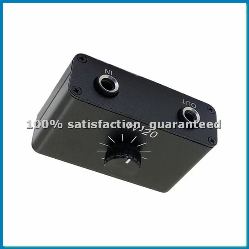 Regolatore di attenuazione del volume per microfono dinamico per strumenti musicali, interfaccia 1/4inTRS 6.35mm, supporta lo stereo - ANKL